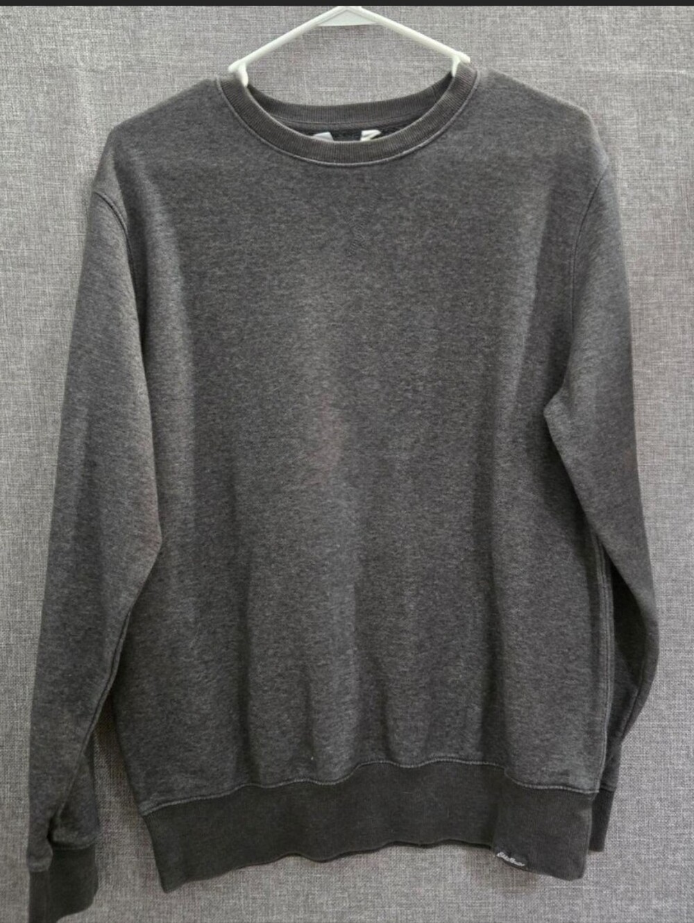 Eddie Bauer Men's Charcoal Crewneck Sweater